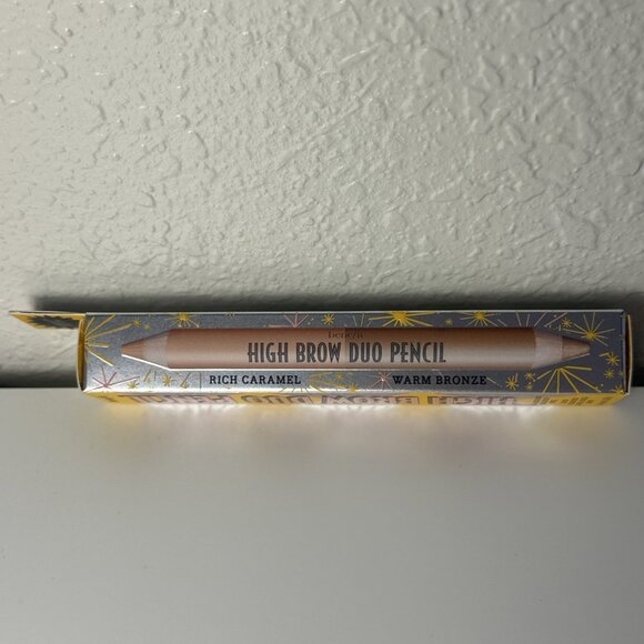 Benefit High Brow Pencil Highlighter DUO PENCIL Rich caramel/Warm Bronze NIB - Picture 2 of 6